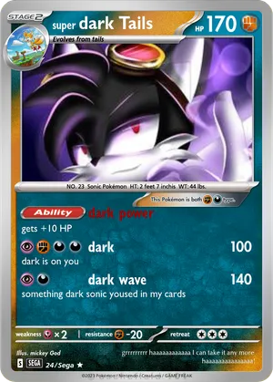 dark Tails - mickeygod | PokeCardMaker.net