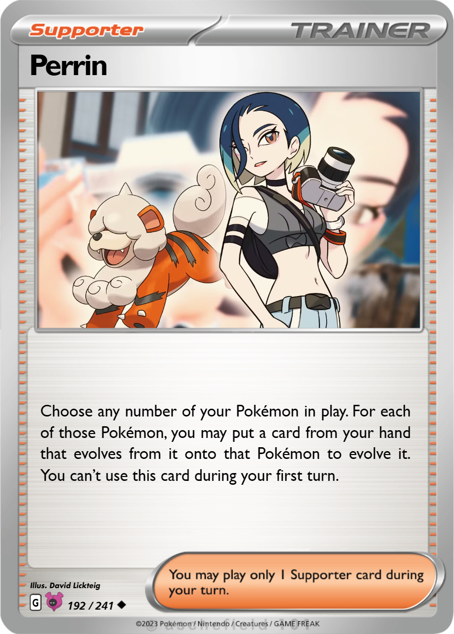 perrin pokemon card 209/167 - Perrin