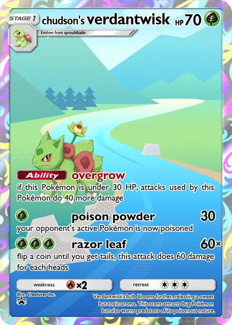 verdantwisk - pokechudson | PokeCardMaker.net
