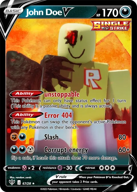 John Doe - random_cards | PokeCardMaker.net