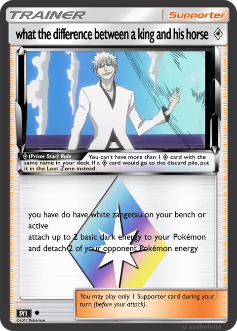 what the difference between a king and his horse