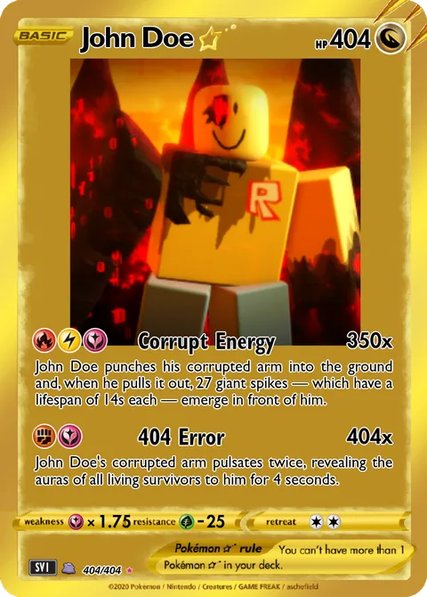John Doe - s4ne | PokeCardMaker.net