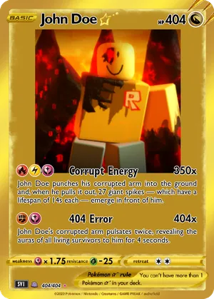 John Doe - s4ne | PokeCardMaker.net