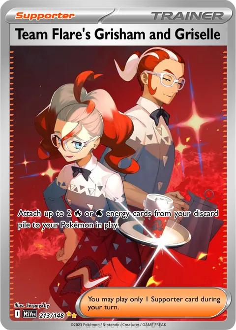 Team Flare's Grisham and Griselle