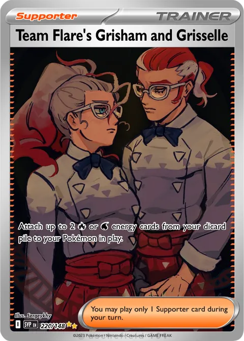 Team Flare's Grisham and Grisselle