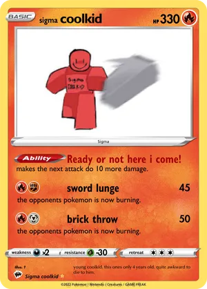 sigma pokemon card male 1 Only 841 total cases were produced for this release! coolkid - 0dawg0