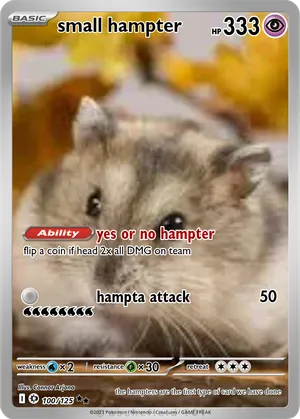 hamster pokemon cards Fat 27 Monster Effect During the turn this card was Normal Summoned Morpeko | Pokdex