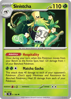sinistcha pokemon card Card Sinistcha ex SAR Pokmon SV5a 089/066