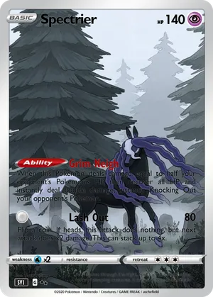 spectrier pokemon card Spectrier (Holo rare) 098/217 - Ascended Heroes ASC - Pokemon tcg NM