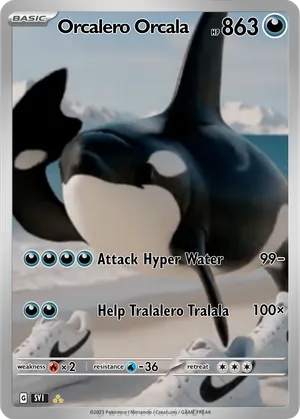 orca pokemon card 78 Gamersupps VCARD Rising Stars 1st