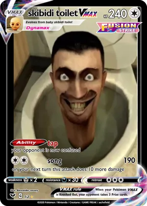 skibidi toilet pokemon card Skibidi Toilet Pokmon Card: Unleash the Fun