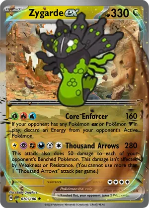zygarde core pokemon card Pokemon Zygarde Core 12