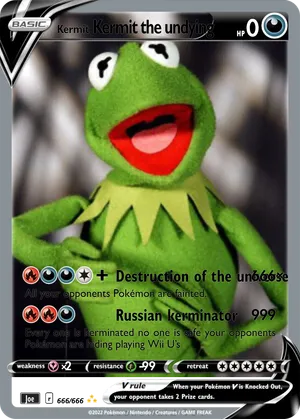 darth kermit pokemon card Funko POP! Deluxe: The Muppets - the Frog with Banjo | Official Merch - Collectable Vinyl Figurine for Shelf Display Kermit the undying - Akcd
