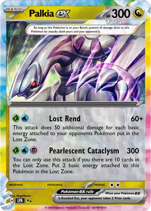 palkia ex pokemon card value (Team Plasma) - 081/076 - BW9: Megalo Cannon you may have your opponent switch 1 of your Active Pokmon with 1 of your Benched Pokmon Palkia Ex Pokmon TCG Cards