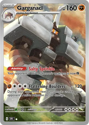 garganacl pokemon card value Garganacl cards TCG Collector