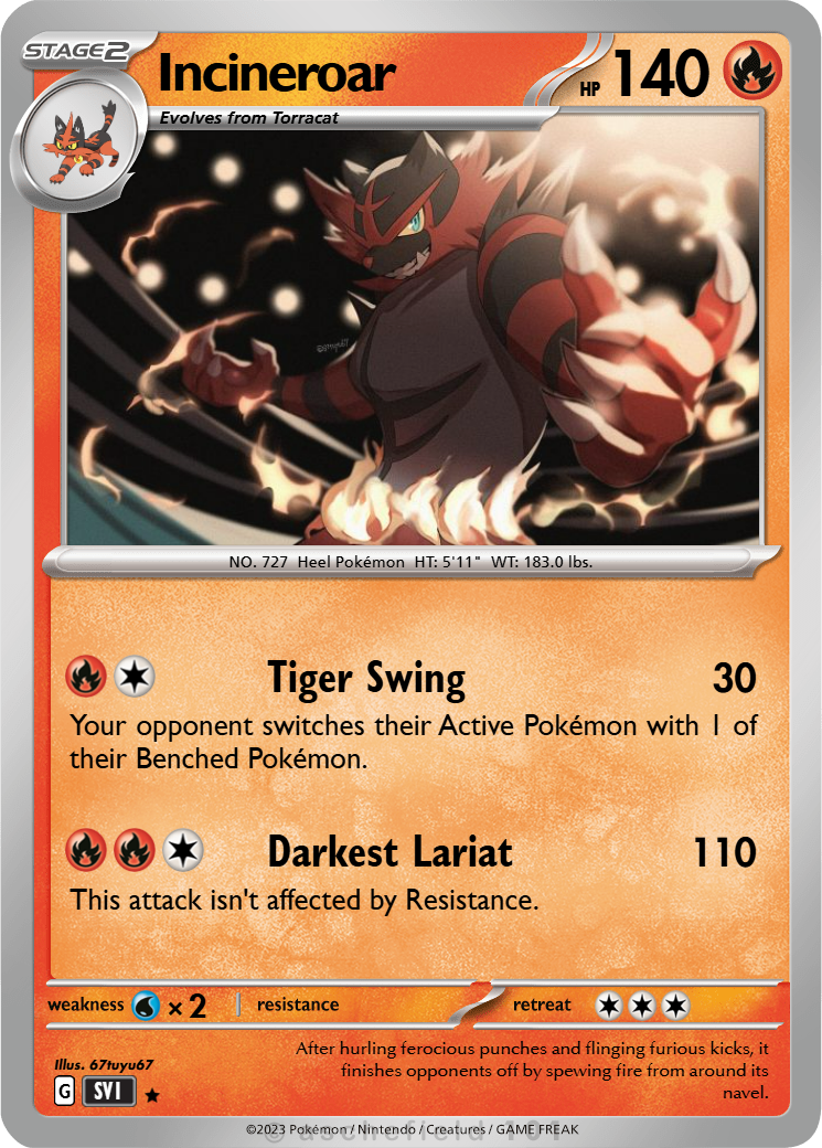 Incineroar - AnotherBlue