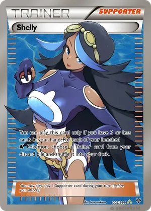pokemon shelly card Shelly