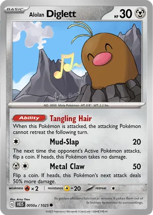 alolan diglett pokemon card Diglett | Pokmon Cards and Details