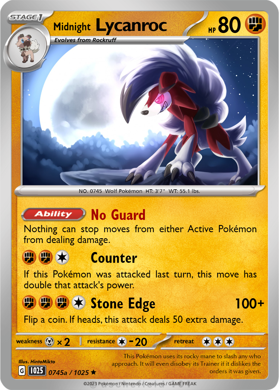 Lycanroc - Aranethon