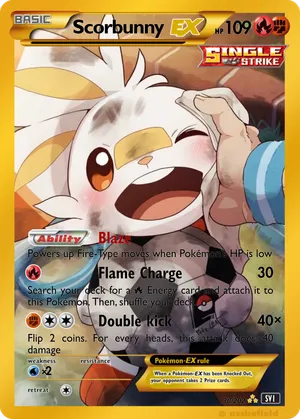 pokemon scorbunny card 030/202, Sobble 054/202, Grookey 010/202 - Holo Rare Promo Evolves from null Type Scorbunny - Arryy