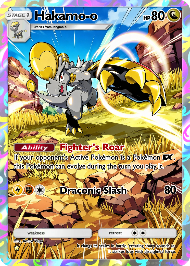 hakamo-o pokemon card value Hakamo-o