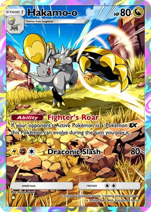 hakamo o pokemon card Hakamo-o 162/236