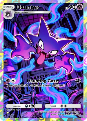 haunter pokemon card gx Gengar 094/165 - Gastly - 151 - Evolution Set Psychic Rarity Pokemon TCG 151 Haunter 093/165
