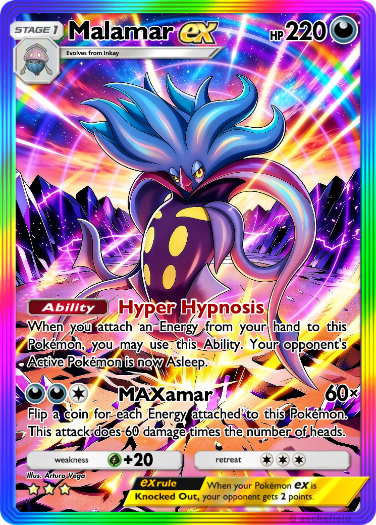 malamar pokemon card SM Burning Shadows this attack does nothing. Pokemon Trading Card Game Obsidian