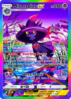 pokemon mismagius card Amazon.com: Pokemon - Mismagius 088/193 - Trick or Trade 2023