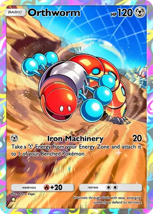 orthworm pokemon card value pokmon Orthworm Card 224/193 Digital Art Illustration Rare Scarlet & Violet Paldean Evolved it gets +100HP Orthworm EX #162 PSA 9