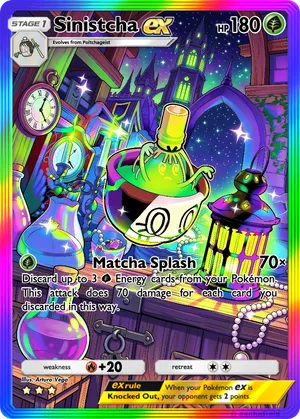 matcha pokemon card Sinistcha