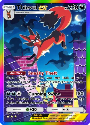 thievul pokemon card Thievul GG17/70