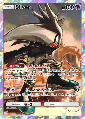 pokemon silver card flip game Silver