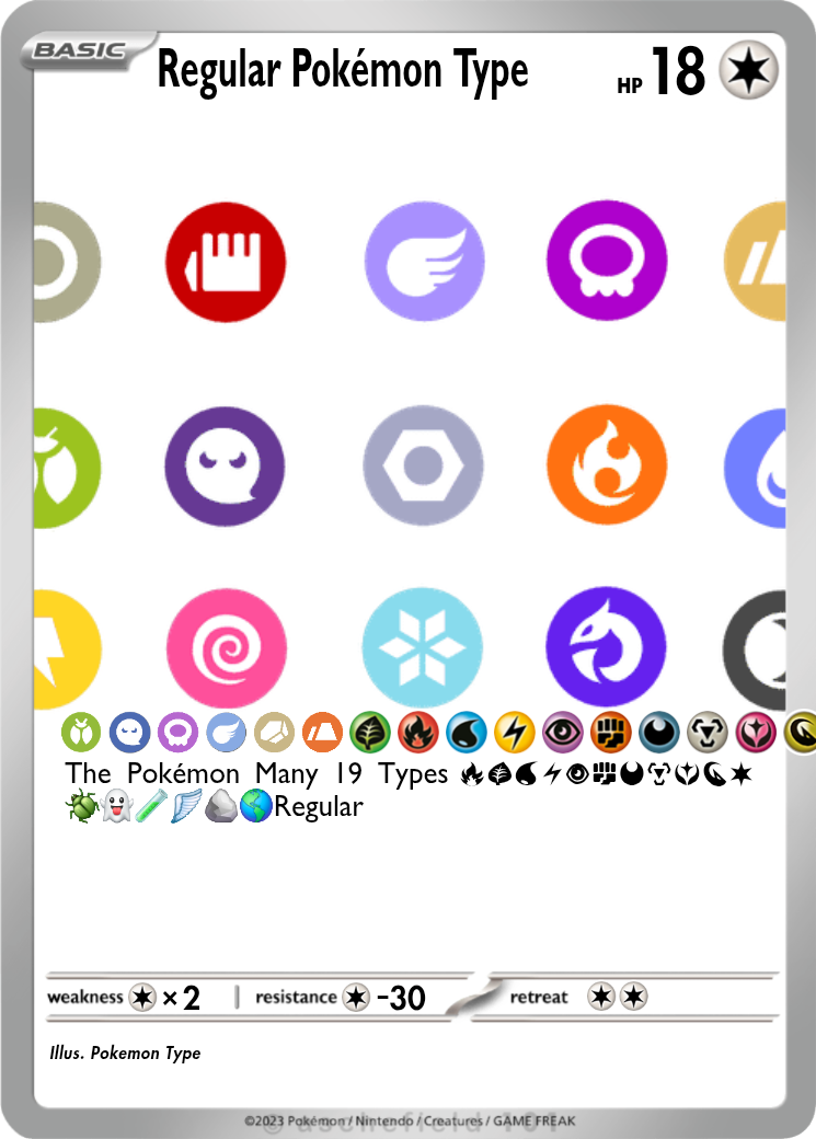Regular Pokémon Type - Atuk
