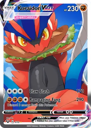 claw slash pokemon card Charizard Vmax Claw Slash G-MAX Wildfire Gold Pokemon Card