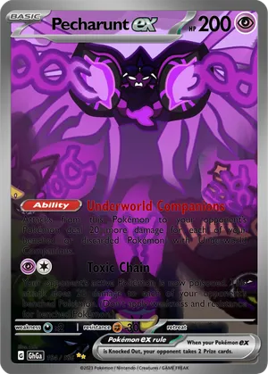 pecharunt pokemon card Scarlet & Violet Promo 129 Holo (SEALED) You will receive the exact item in the photographs Card Pecharunt ex SAR Pokmon