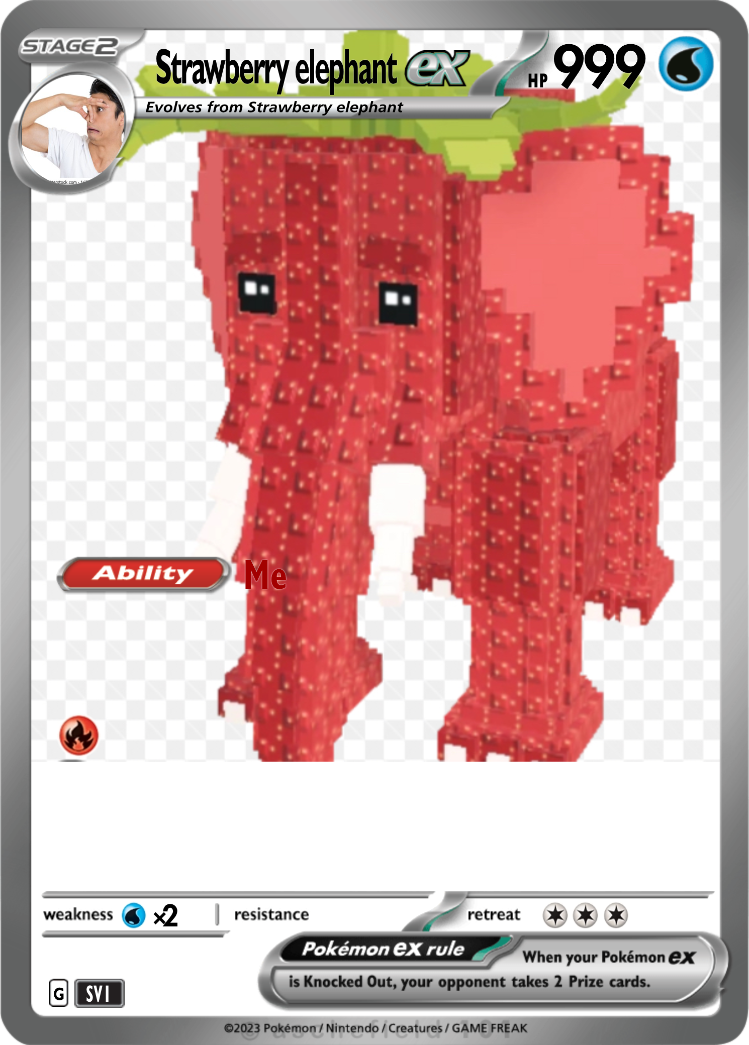 elephant pokemon card Pokemon strawberry elephant