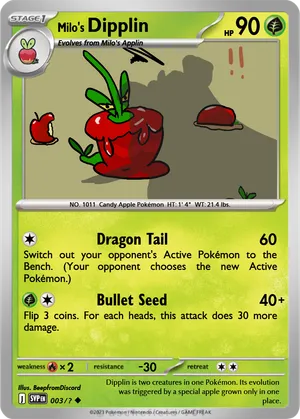 dipplin pokemon card Pokemon Dipplin - 170/167