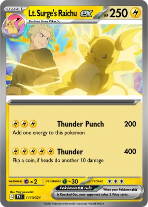 lt surge's pikachu pokemon card Pokemon Lt. Surge's Pikachu 81/132 Gym Heroes ( Great Looking Card )