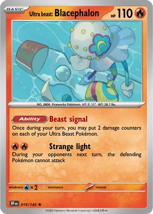 blacephalon pokemon card TCG (Japanese) - GX Full Art Holo 023/095 Ultra Beast Pokemon TCG: 10 Cards You