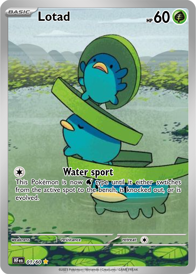 pokemon lotad card Lotad