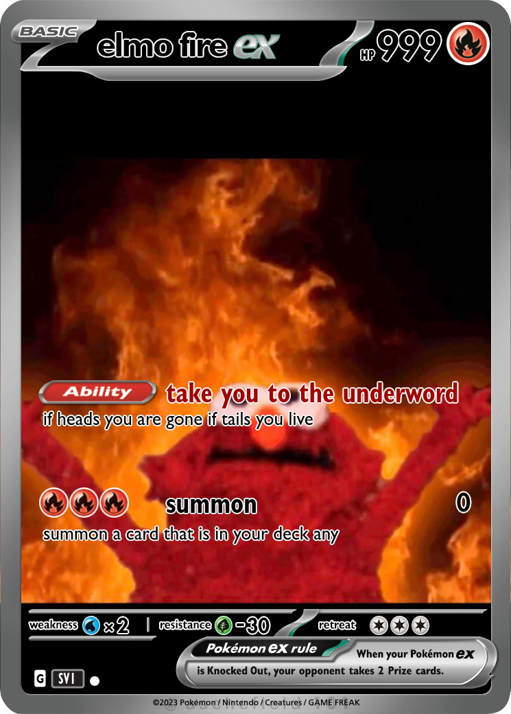 elmo pokemon card MTGNexus Pokemon Elmo 1379