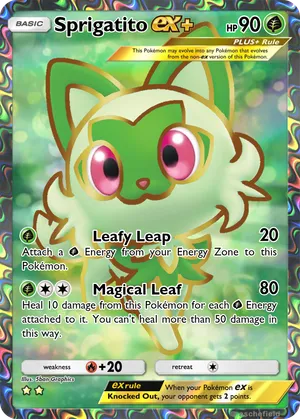 basic sprigatito pokemon card PSA 9 PALDEAN FATES BLACK STAR PROMO 076 MINT US reveal them Thanks to my honey for
