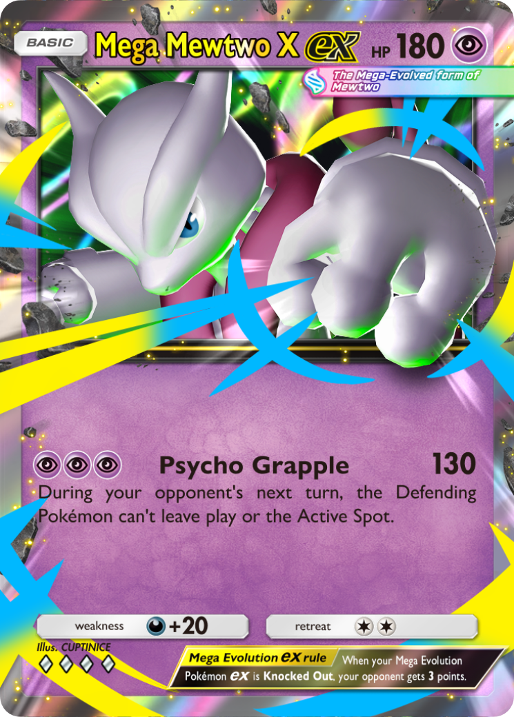 pokemon cards mega mewtwo gx CGC GEM MINT 10 Team Rocket's ex(237/193) [Mega Dream ex] GX (200) This attacks damage isnt affected by any effects on your opponents Active Pokmon Mega Mewtwo X - CUPTINICE