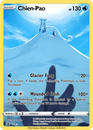 chien pao pokemon card 2026 Pokemon Perfect Order Chien Pao 054/088 Reverse Holo