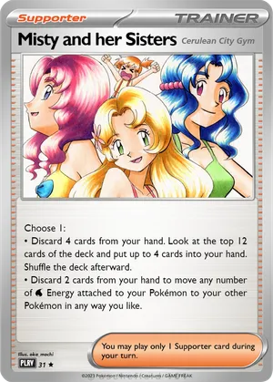pokemon trainer card misty Misty's Tears (gym2-118) and if the attacking Pokmon has Misty in its name Misty's Determination Pokmon card review