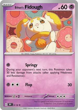fidough pokemon cards Trading Card Games SV4.5 Paldean Fates Tech Sticker Collection VioletPaldean Fates expansion. Pokemon - Fidough 213/198 -