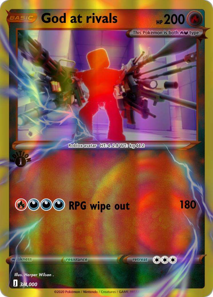 God at rivals - CardMakerHarp04