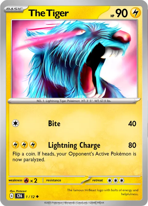tiger pokemon card CardMaster6