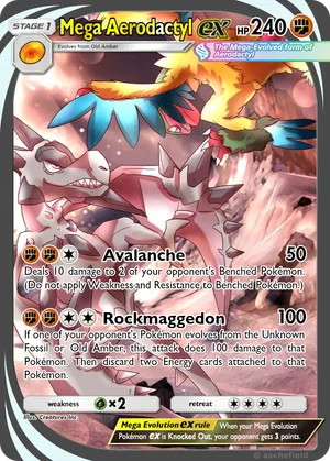 pokemon aerodactyl ex card Pokmon TCG Pocket: Deck Guide (Best Strategy & Cards) your opponent takes 2 Prize cards Mega Aerodactyl - CarlesTRO